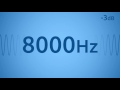 8000 hz test tone