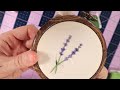 diy sachet lavender embroidery tutorial