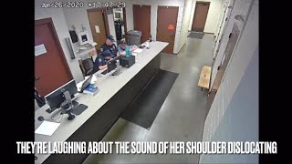 Cops who violently arrested 73-yr-old w/ dementia laugh about dislocating her shoulder.