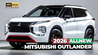 2026 Mitsubishi Outlander: Price Rumors \u0026 Game-Changing Features!