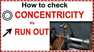 Concentricity and Run out how to check, what is concentricity, what is run out