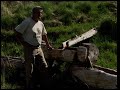 gamellones to retain water. manufacture with pine logs lost trades documentary film