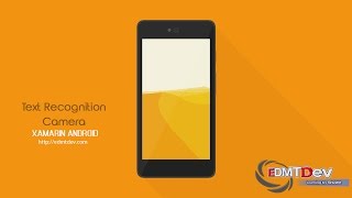 Xamarin Android Tutorial - Text Recognition by Camera