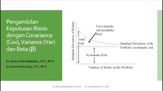 Kuliah 8.  Pengambilan Keputusan dengan Covariance, Varians dan Beta