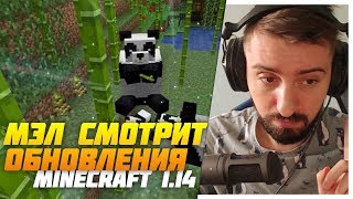 МЭЛ СМОТРИТ ОБНОВЛЕНИЯ MINECRAFT 1.14