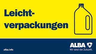 Leichtverpackungen richtig trennen - Abfalltrennung leicht gemacht