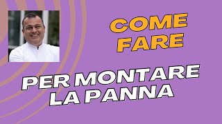 COME FARE PER MONTARE LA PANNA by @fabiocampoli