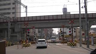 00336　南海本線高石駅の近くの南側の踏切