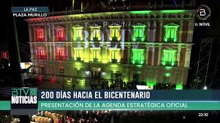 Presidente Luis Arce presenta la agenda de los festejos del Bicentenario de Bolivia