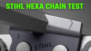 Stihl HEXA Chain Test | BUCKING HARDWOOD