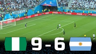 Nigeria Destroying Argentina : Nigeria 9 vs 6 Argentina Friendly Matches Highlights (2011-2017)
