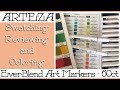 ARTEZA Everblend Art Markers - Swatching, Review and Coloring