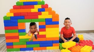 Giant Color Toy Building Blocks House Pretend Play Fun CKN