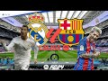 Ronaldo vs Messi | Real Madrid vs Barcelona | La liga | EA FC 24 | PS5™ 4K HD