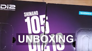 SHIMANO 105 Di2 R7100 Series Complete Groupset Box Unboxing and Weights