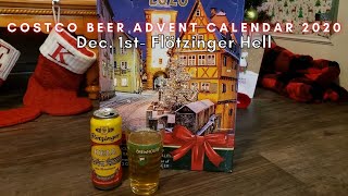 Costco German Craft Beer Advent Calendar 2020 - Day 1 - Flötzinger Hell