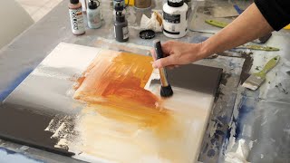 Abstrakte malerei/ How to paint/Demo Peinture abstraite/Abstract Art /Pintura abstracta