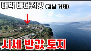 시세 반값 경남 거제 바다전망토지 경매물건