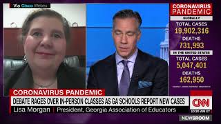 GAE President Lisa Morgan on CNN Newsroom with Poppy Harlow and Jim Sciutto