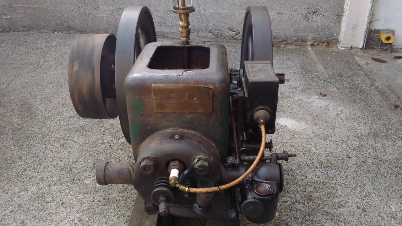 Witte Type B 2HP Throttle Governed - YouTube