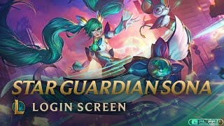 Star Guardian Sona | Login Screen | Animated Splash Art - League of Legends