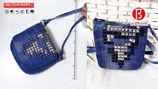 How to Make a small shoulder bag episode 116