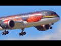 1 HR Plane Spotting w/ATC at Chicago O'Hare International Airport | 4K Footage