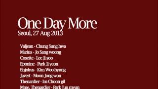 One Day More - 정성화 Les Miserables 2013