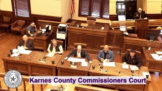 02-10-2026 Commissioners Court of Karnes County Texas