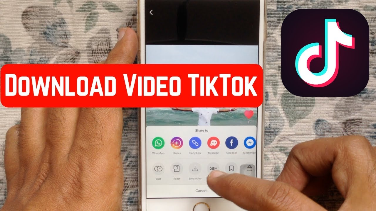 How To Download Own Tik Tok Video - YouTube