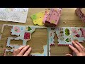 diy a 3d puzzle toy little pink castle so nice 拼了一个3d纸模型玩具，粉红城堡，蛮不错的。