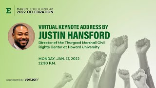 2022 EMU MLK Virtual Keynote Address by Justin Hansford | Sponsored by Verizon