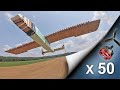 Making 50 Engined RC Airplane (30 ft Wingspan)