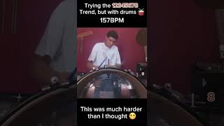 Trying the 12345678 Trend, but with drums 🥁 #shorts #drums #viral