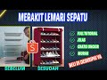 CARA MERAKIT RAK SEPATU PORTABLE 5 SUSUN 2024 || NYESEL GAK BELI