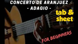 Adagio From Concerto De Aranjuez - Easy Version (Solo Classical Guitar)