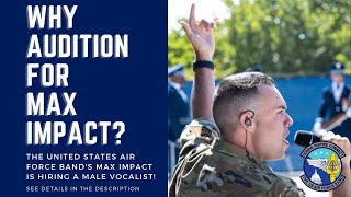 Why Audition for Max Impact?