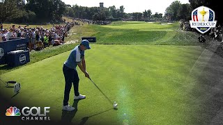 Matt Fitzpatrick drives green, ROARS after eagle on No. 5 | 2023 Ryder Cup Highlights | Golf Channel