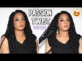 How To: Individual Crochet Passion Twist Tutorial Ft. Leeven Hair (Amazon) | CongoleseSisters