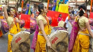 Cute Girl Dhol Performance in Indian | Lovely Performance Beats |  WhatUp Tamizha |