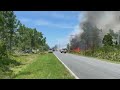 Polk fire crews battle brush fire near State Road 60