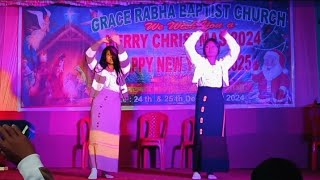 KWRWKSING CHIKAIYI LOHONG A Kocha Rabha Gospel Song Dance | Grace Baptist Church.