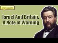 Israel And Britain  A Note of Warning || Charles Spurgeon - Volume 31: 1885