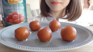 【ASMR】GULAB JAMUN THE SWEETEST SWEETS IN THE WORLD【EATINGSOUNDS】