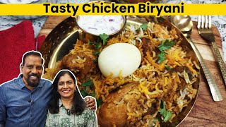 CHICKEN BIRYANI RECIPE | Simple Chicken Biryani For Beginners | Chicken Dum Biryani Recipe.