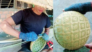 Handmade art and craft ideas from bamboo basket weaving