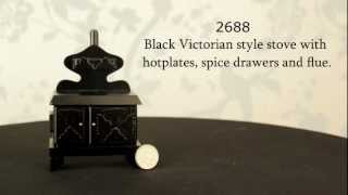 1/12 Miniature Victorian Stove with Hotplates