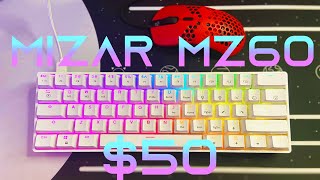 Mizar MZ60 Luna Keyboard Review: GK61 and RK61 Meets Their Match?!