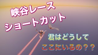 ☆実況【sky星を紡ぐ子どもたち】峡谷レースショートカット\u0026裏世界 Canyon race shortcut or back world