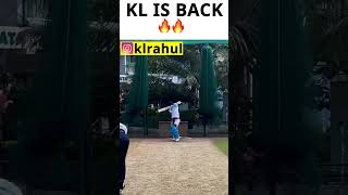 KL Rahul Back to practice🔥#Ytshort